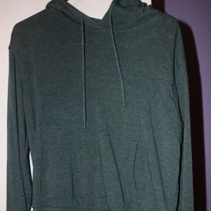 Green hoodie